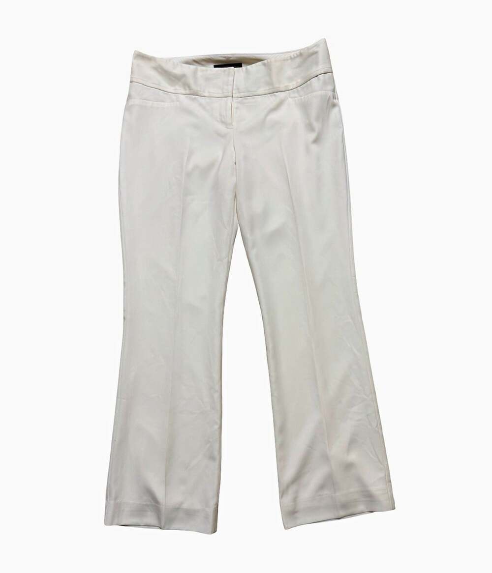 The Limited Women’s White Dress Pants Size 12 Flare Trouser 32” Inseam